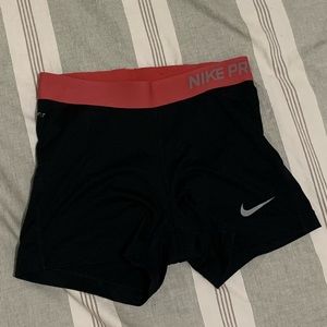 Nike pro spandex shorts